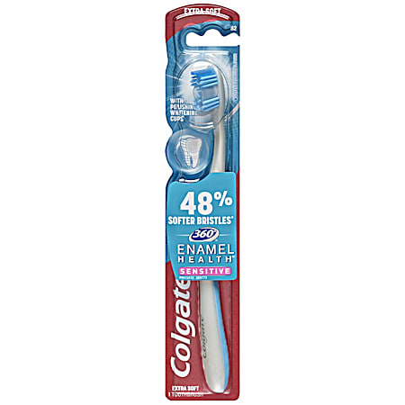 Colgate 360 Enamel Health Sensitive Extra Soft Manual Toothbrush - Assorted