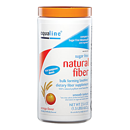 EQUALINE Natural Fiber 23.4 oz Sugar-Free Orange Dietary Fiber Supplement