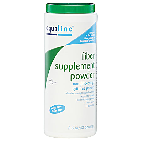 EQUALINE 8.6 oz Prebiotic Fiber Supplement Powder Drink Mix