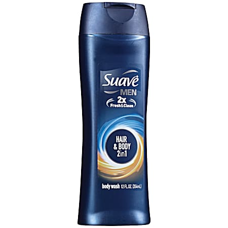Men's 2x Fresh & Clean 12 fl oz 2-in-1 Hair & Body Wash