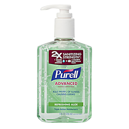 Purell 8 oz Refreshing Aloe Advanced Hand Sanitizer