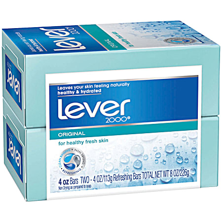 LEVER 2000 Original Scent Bar Soap - 2 ct