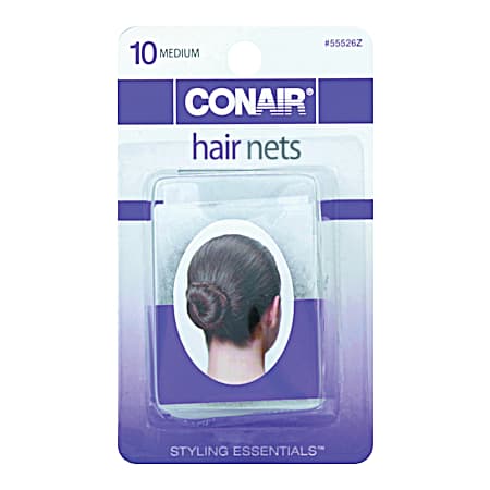 Conair Medium Brown Hair Nets - 10 ct