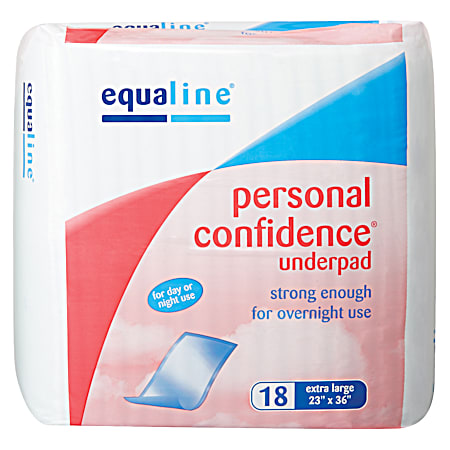 Personal Confidence Extra Large Underpad - 18 ct
