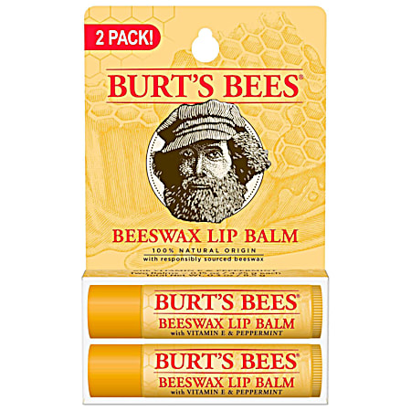 Burt's Bees .15 oz Beeswax Lip Balm - 2 pk