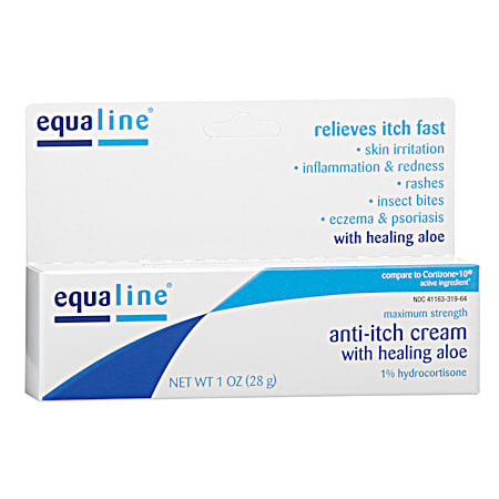 EQUALINE 1 oz Anti-Itch Cream w/ Healing Aloe