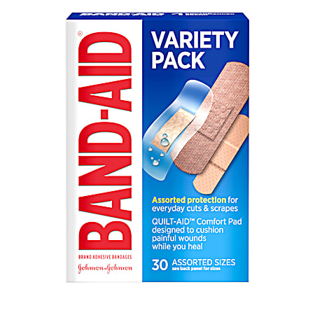 Comfort Pad Adhesive Bandages - 30 ct