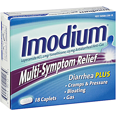 Multi-Symptom Relief Anti-Diarrheal - 18 ct