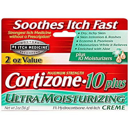 10 2 oz Ultra Moisturizing Anti-Itch Cream