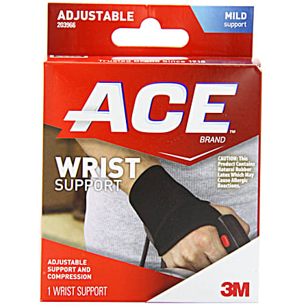 Black Adjustable Wrist Support