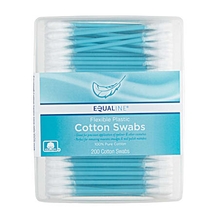 EQUALINE Cotton Swabs - 200 ct