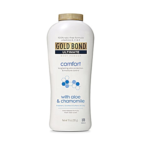GOLD BOND 10 oz Ultimate Comfort Body Powder w/ Aloe & Chamomile
