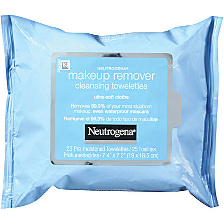Makeup Remover Cleansing Towelettes - 25 ct
