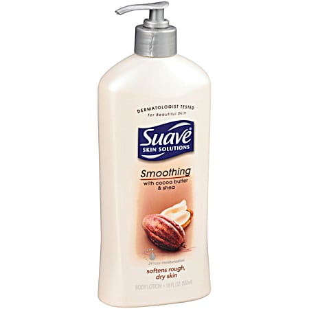 Skin Solutions 18 oz Cocoa Butter & Shea Smoothing Body Lotion