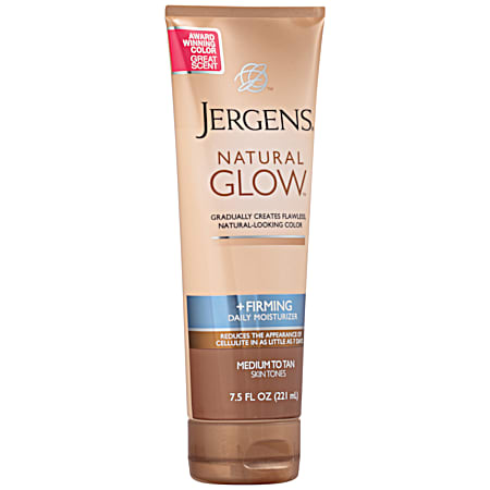 JERGENS 7.5 oz Natural Glow Medium-to-Tan Firming Daily Moisturizer