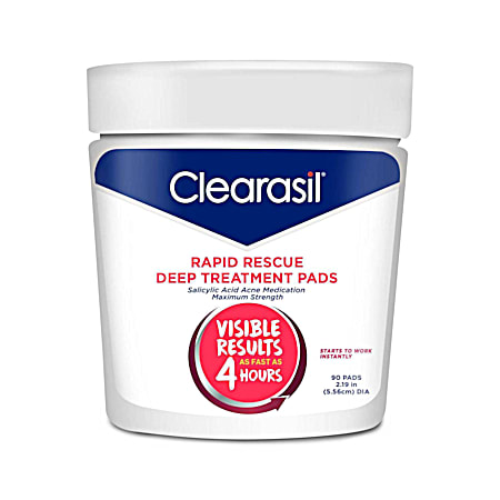 CLEARASIL Ultra Rapid Action Facial Cleansing Pads - 90 ct