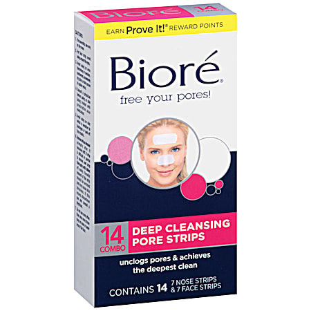 BIORE Deep Cleansing Pore Strips - 14 pk