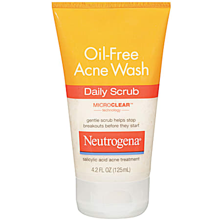 NEUTROGENA 4.2 fl oz Daily Scrub Oil-Free Acne Wash