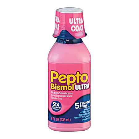 Pepto Bismol Ultra Strength Liquid Digestive Relief  - 8 fl oz