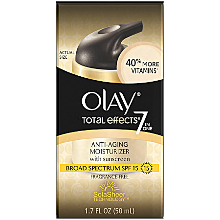 Total Effects 7-in-One 1.7 fl oz Fragrance-Free Anti-Aging Moisturizer w/ Sunscreen