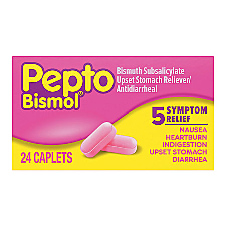 Pepto Bismol Digestive Relief Caplets - 24 ct