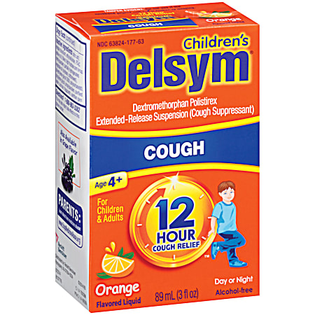 DELSYM Children's 12-Hour 3 fl oz Orange Cough Suppressant