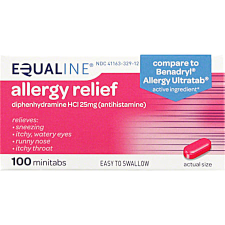 Allergy Relief Minitabs - 100 ct