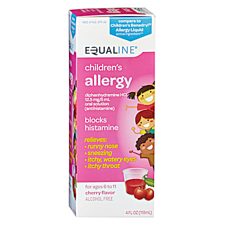 Children's 4 fl oz Cherry Allergy Relief Liquid