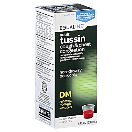 EQUALINE DM 8 fl oz Cough & Chest Congestion Liquid