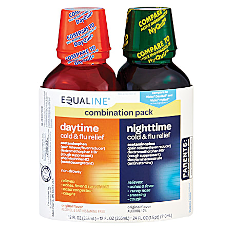 Daytime/Nighttime Cold & Flu Multi-Symptom Relief Combination Pack