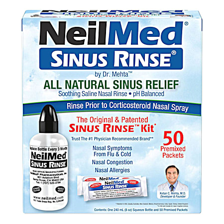 NEILMED Sinus Rinse Kit - 50 ct