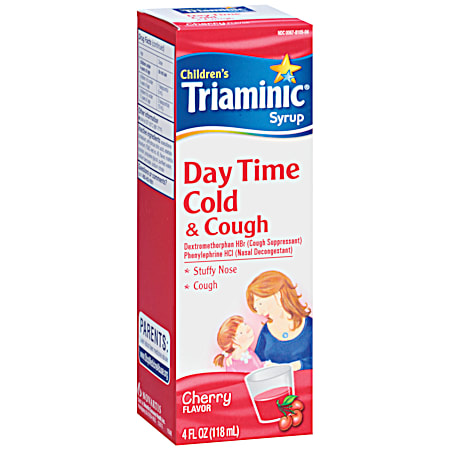 TRIAMINIC 4 oz Children's Cherry Day Time Cold & Cough Liquid