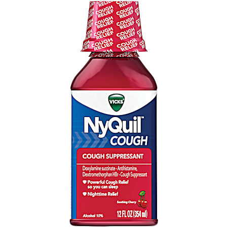 12 oz NyQuil Nighttime Cough Suppressant