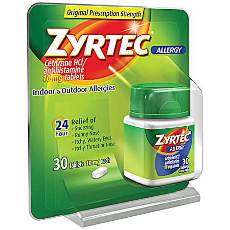 ZYRTEC 10 mg Allergy Relief Tablets