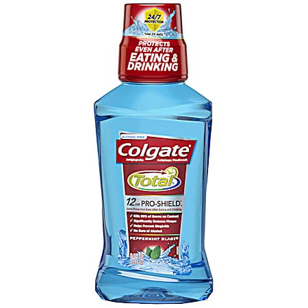 Colgate Total 12HR Pro-Shield 8.4 fl oz Peppermint Alcohol-Free Mouthwash