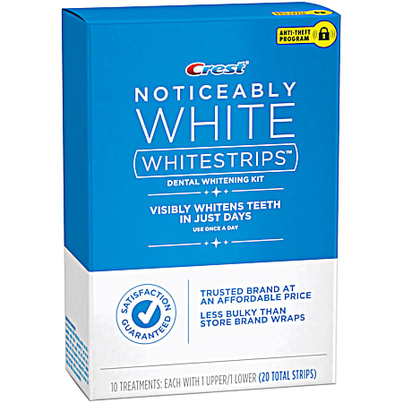 Noticeably White Whitestrips Teeth Whitening Kit - 10 Treatments