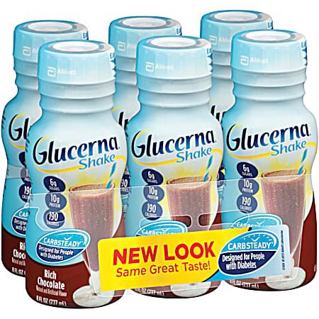 8 fl oz Rich Chocolate Snack or Meal Replacement Shake - 6 Pk