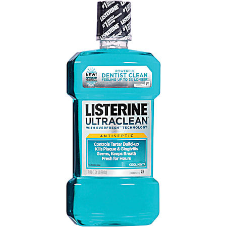 LISTERINE Ultraclean 33.8 fl oz Cool Mint Antiseptic Mouthwash