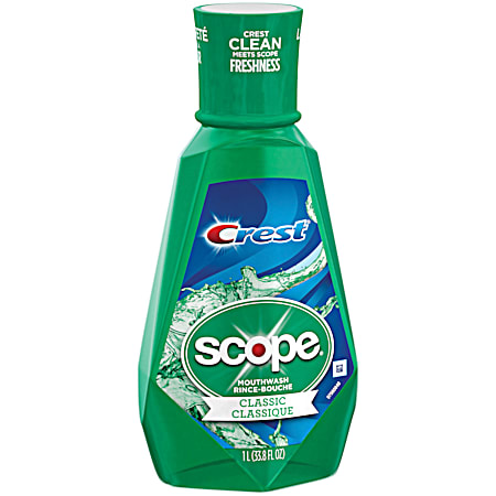 Scope 33.8 fl oz Classic Mint Mouthwash