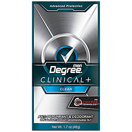 DEGREE Clinical 1.7 oz Clean Anti-Perspirant & Deodorant