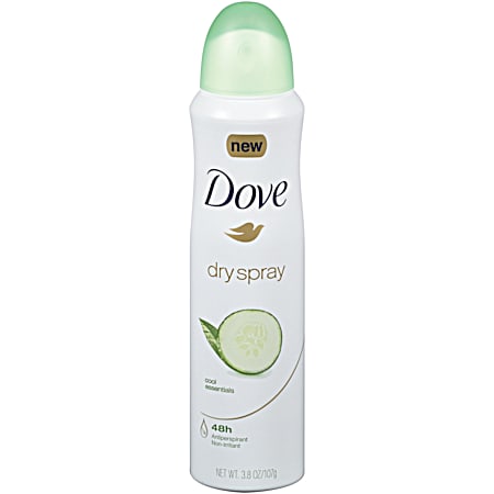 Dove Advanced Care 3.8 oz Cool Essentials Antiperspirant Dry Spray