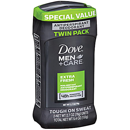 2.7 oz Men+Care Extra Fresh Anti-Perspirant & Deodorant - 2 pk