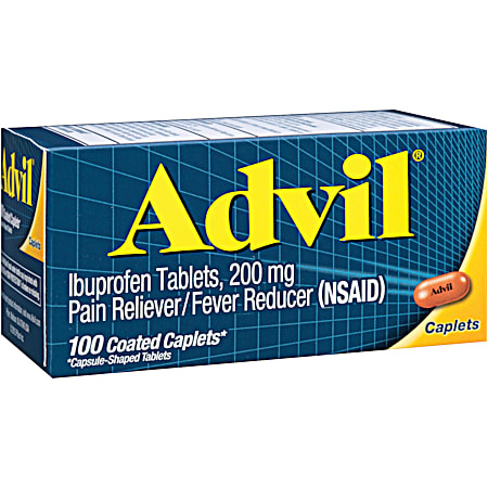 Advil 200 mg Ibuprofen Pain Reliever/Fever Reducer Caplets