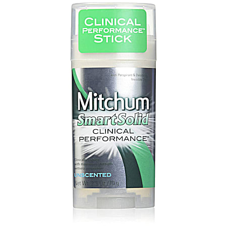 MITCHUM 2.5 oz Smart Solid Clinical Performance Anti-perspirant & Deodorant