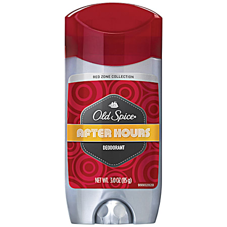 Red Zone 3.0 oz After Hours Deodorant Solid
