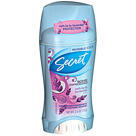 2.6 oz Scent Expressions Invisible Solid Ooh-La-La Lavender Anti-Perspirant & Deodorant
