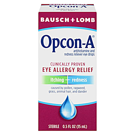 BAUSCH & LOMB Opcon-A 0.5 fl oz Redness Reliever Eye Drops