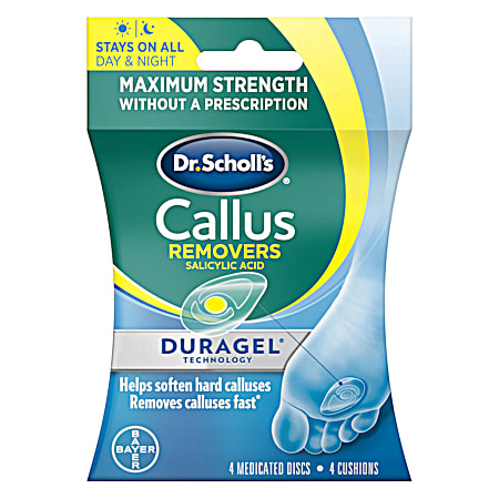 Dr. Scholl's Callus Removers w/ Duragel Technology - 4 ct