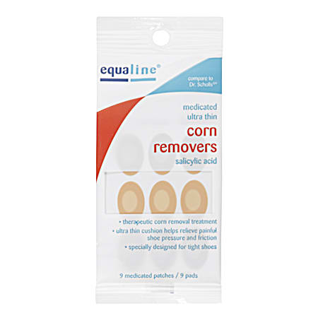EQUALINE Corn Removers - 9 ct
