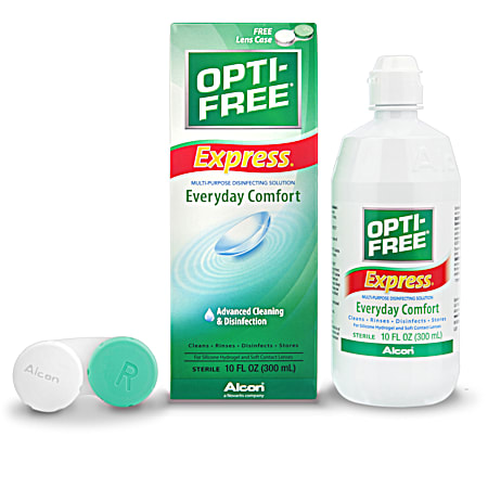 ALCON Express Everyday Comfort 10 fl oz Multi-Purpose Disinfecting Solution